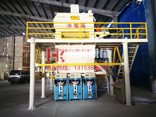 青島永愛家膩子粉生產線