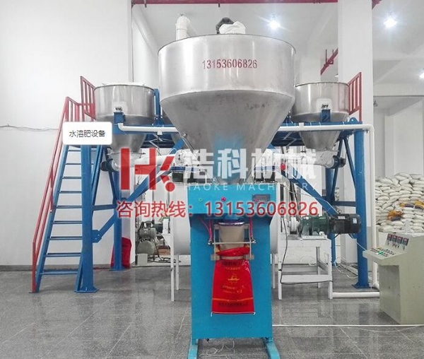 水溶肥粉體設備生產線的工作原理